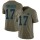Nike Panthers #17 Devin Funchess Olive Men's Stitched NFL Limited 2017 Salute To Service Jersey