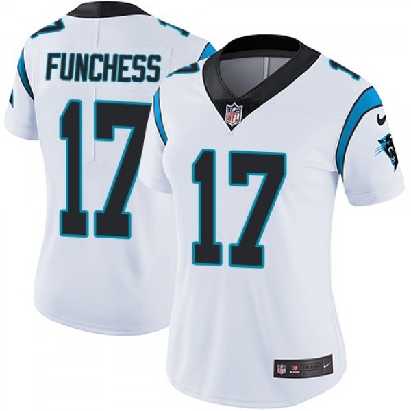 Women's Panthers #17 Devin Funchess White Stitched NFL Vapor Untouchable Limited Jersey