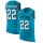 Nike Panthers #22 Christian McCaffrey Blue Alternate Men's Stitched NFL Limited Rush Tank Top Jersey