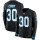 Nike Panthers #30 Stephen Curry Black Team Color Men's Stitched NFL Limited Therma Long Sleeve Jersey