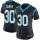 Women's Panthers #30 Stephen Curry Black Team Color Stitched NFL Vapor Untouchable Limited Jersey