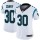 Women's Panthers #30 Stephen Curry White Stitched NFL Vapor Untouchable Limited Jersey