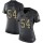 Women's Panthers #54 Shaq Thompson Black Stitched NFL Limited 2016 Salute to Service Jersey