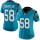 Women's Panthers #58 Thomas Davis Sr Blue Stitched NFL Limited Rush Jersey