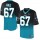 Nike Panthers #67 Ryan Kalil Black/Blue Men's Stitched NFL Elite Fadeaway Fashion Jersey