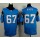 Nike Panthers #67 Ryan Kalil Blue Alternate Men's Stitched NFL Elite Jersey