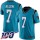Nike Panthers #7 Kyle Allen Blue Men's Stitched NFL Limited Rush 100th Season Jersey