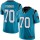 Nike Panthers #70 Trai Turner Blue Men's Stitched NFL Limited Rush Jersey