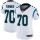 Women's Panthers #70 Trai Turner White Stitched NFL Vapor Untouchable Limited Jersey