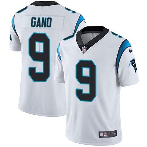 Nike Panthers #9 Graham Gano White Men's Stitched NFL Vapor Untouchable Limited Jersey