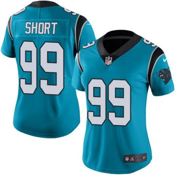 Women's Panthers #99 Kawann Short Blue Alternate Stitched NFL Vapor Untouchable Limited Jersey