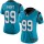 Women's Panthers #99 Kawann Short Blue Stitched NFL Limited Rush Jersey