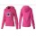 Women's Carolina Panthers Heart Soul Pullover Hoodie Pink Jersey