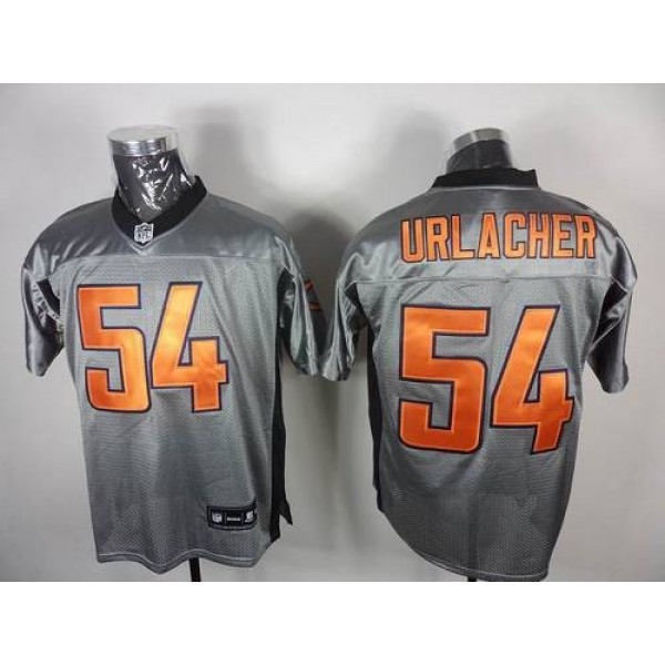 Bears #54 Brian Urlacher Grey Shadow Stitched NFL Jersey