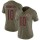 Women's Bears #10 Mitchell Trubisky Olive Stitched NFL Limited 2017 Salute to Service Jersey
