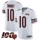 Nike Bears #10 Mitchell Trubisky White Men's Stitched NFL 100th Season Vapor Limited Jersey