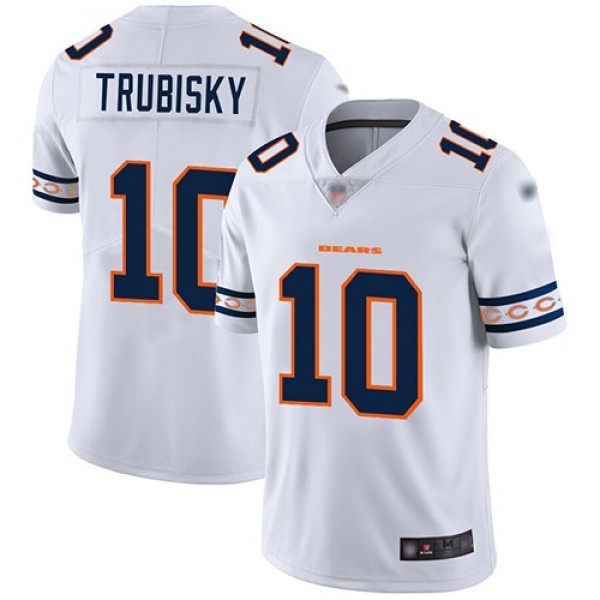 Nike Bears #10 Mitchell Trubisky White Men's Stitched NFL Limited Team Logo Fashion Jersey
