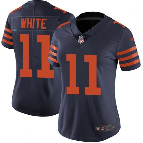 Women's Bears #11 Kevin White Navy Blue Alternate Stitched NFL Vapor Untouchable Limited Jersey
