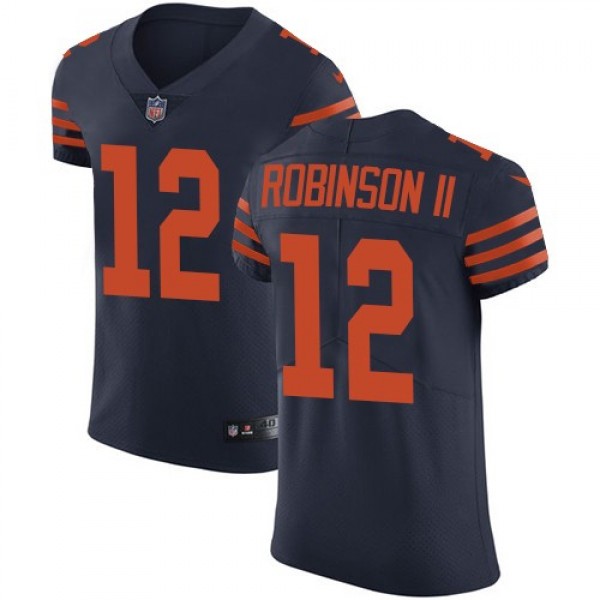 Nike Bears #12 Allen Robinson II Navy Blue Alternate Men's Stitched NFL Vapor Untouchable Elite Jersey