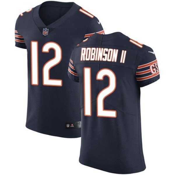 Nike Bears #12 Allen Robinson II Navy Blue Team Color Men's Stitched NFL Vapor Untouchable Elite Jersey