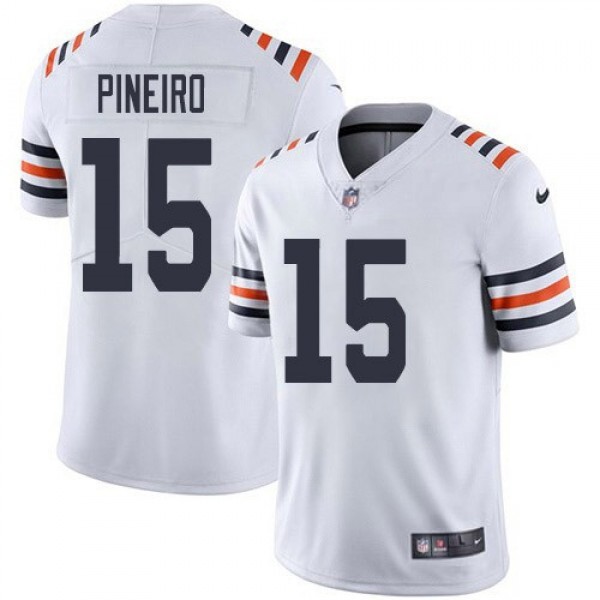 Nike Bears #15 Eddy Pineiro White Men's 2019 Alternate Classic Stitched NFL Vapor Untouchable Limited Jersey