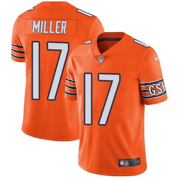 Nike Bears #17 Anthony Miller Orange Men's Stitched NFL Limited Rush Jersey