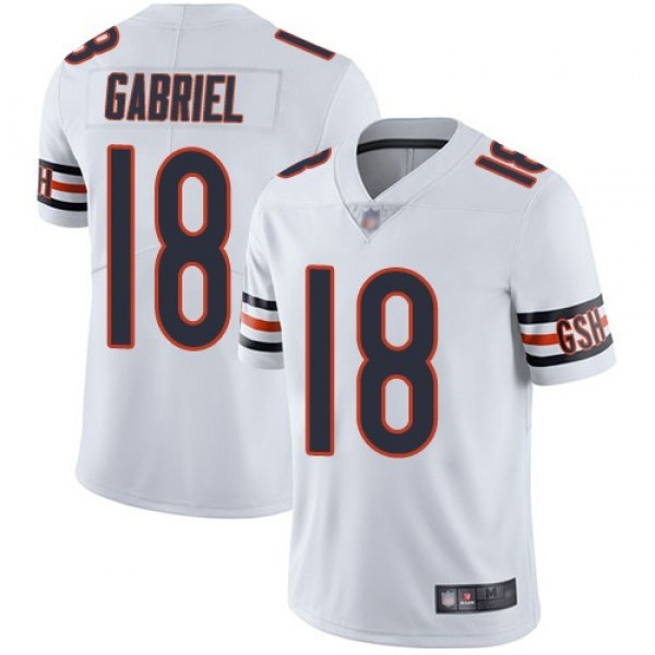 Nike Bears #18 Taylor Gabriel White Men's Stitched NFL Vapor Untouchable Limited Jersey