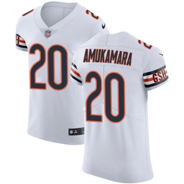 Nike Bears #20 Prince Amukamara White Men's Stitched NFL Vapor Untouchable Elite Jersey