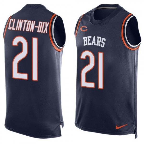 Nike Bears #21 Ha Ha Clinton-Dix Navy Blue Team Color Men's Stitched NFL Limited Tank Top Jersey