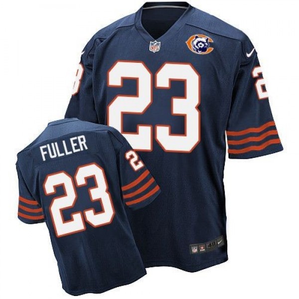 Nike Bears #23 Kyle Fuller Navy Blue Throwback Men's Stitched NFL Elite Jersey