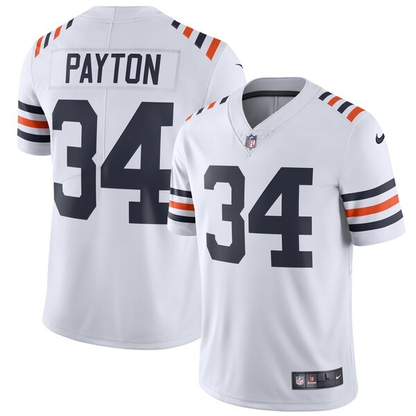 Nike Bears #34 Walter Payton White Men's 2019 Alternate Classic Retired Stitched NFL Vapor Untouchable Limited Jersey