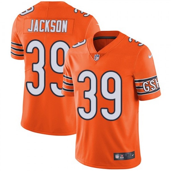 Nike Bears #39 Eddie Jackson Orange Men's Stitched NFL Limited Rush Jersey
