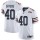 Nike Bears #40 Gale Sayers White Alternate Men's Stitched NFL Vapor Untouchable Limited 100th Season Jersey