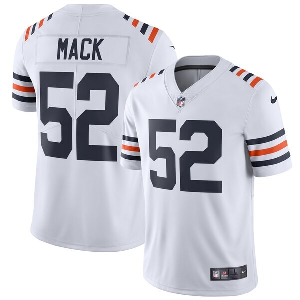 Nike Bears #52 Khalil Mack White Men's 2019 Alternate Classic Stitched NFL Vapor Untouchable Limited Jersey