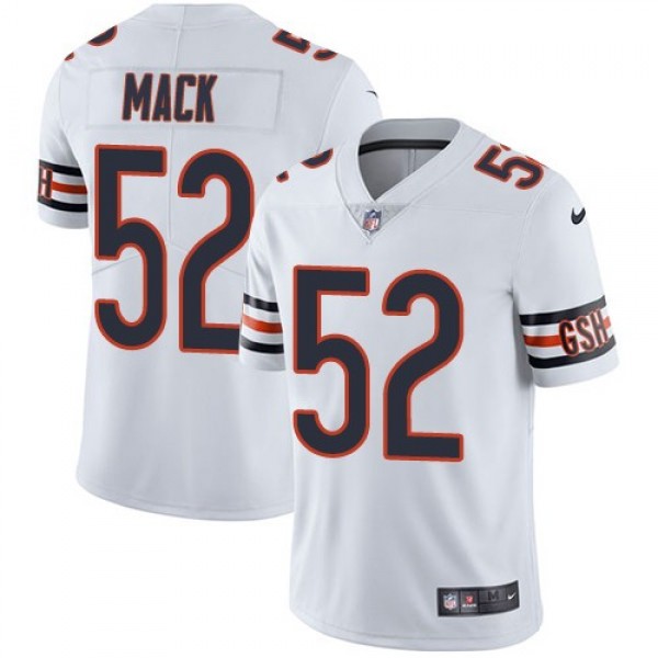 Nike Bears #52 Khalil Mack White Men's Stitched NFL Vapor Untouchable Limited Jersey