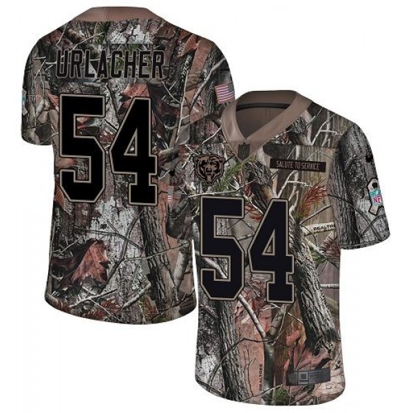 Nike Bears #54 Brian Urlacher Camo Men's Stitched NFL Limited Rush Realtree Jersey
