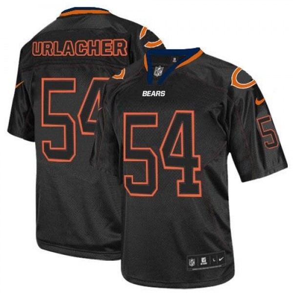 Nike Bears #54 Brian Urlacher Lights Out Black Men's Stitched NFL Elite Jersey