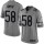 Nike Bears #58 Roquan Smith Gray Men's Stitched NFL Limited Gridiron Gray Jersey