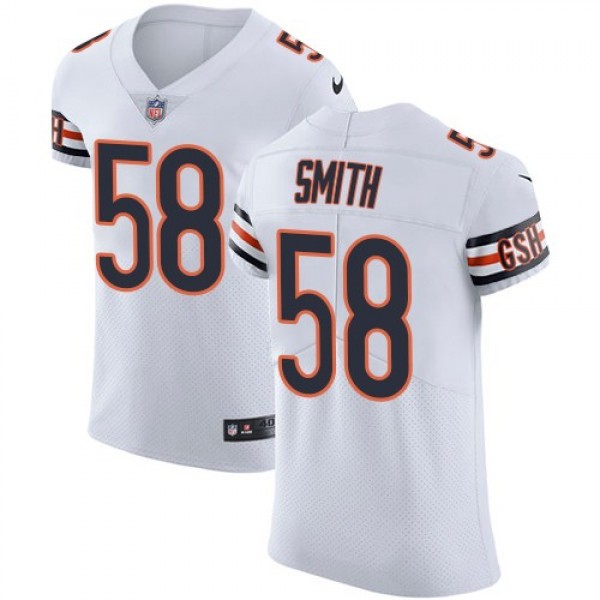 Nike Bears #58 Roquan Smith White Men's Stitched NFL Vapor Untouchable Elite Jersey