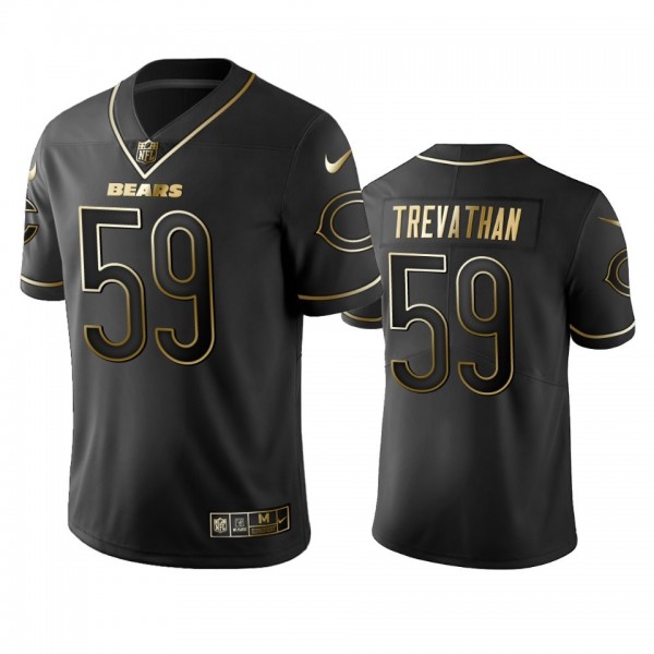 Nike Bears #59 Danny Trevathan Black Golden Limited Edition Stitched NFL Jersey