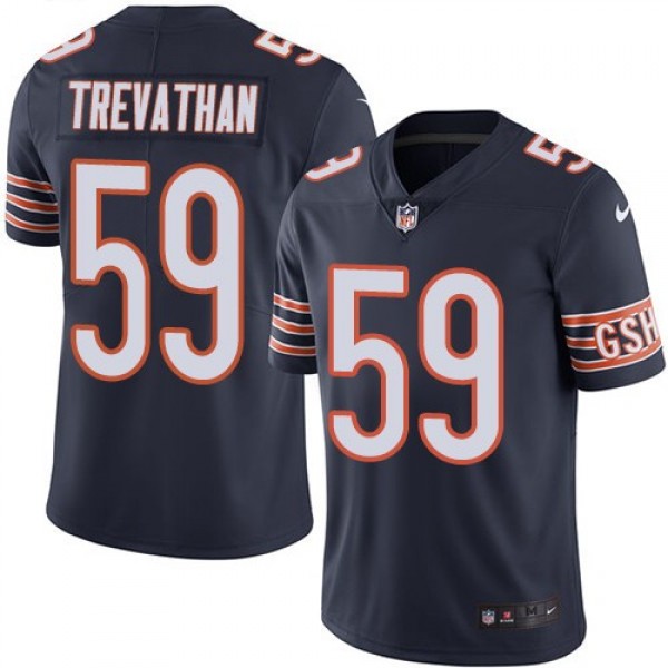 Nike Bears #59 Danny Trevathan Navy Blue Team Color Men's Stitched NFL Vapor Untouchable Limited Jersey