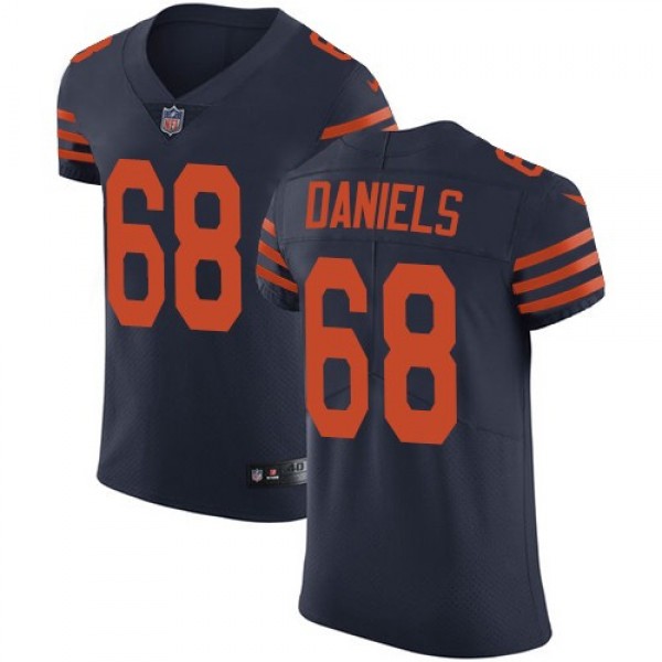 Nike Bears #68 James Daniels Navy Blue Alternate Men's Stitched NFL Vapor Untouchable Elite Jersey