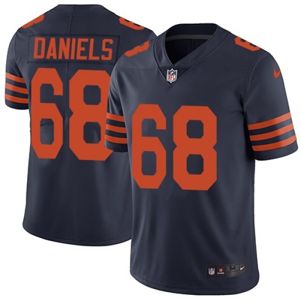 Nike Bears #68 James Daniels Navy Blue Alternate Men's Stitched NFL Vapor Untouchable Limited Jersey