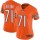 Women's Bears #71 Josh Sitton Orange Stitched NFL Limited Rush Jersey