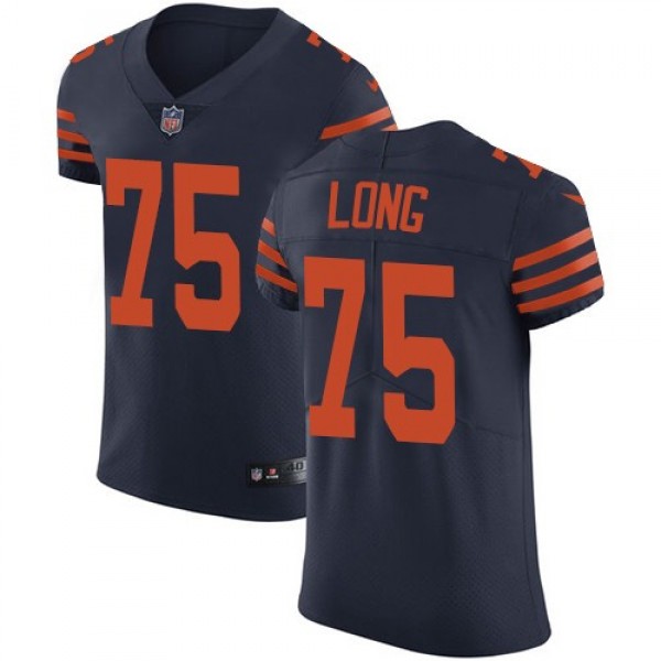 Nike Bears #75 Kyle Long Navy Blue Alternate Men's Stitched NFL Vapor Untouchable Elite Jersey