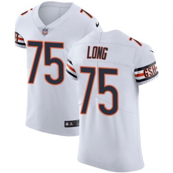 Nike Bears #75 Kyle Long White Men's Stitched NFL Vapor Untouchable Elite Jersey