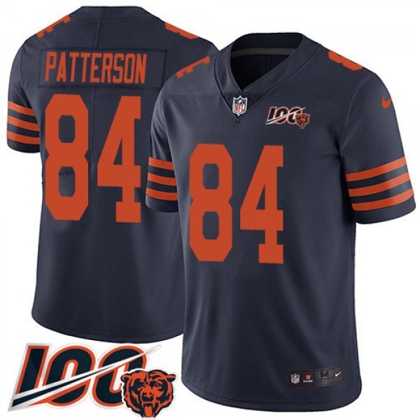 Nike Bears #84 Cordarrelle Patterson Navy Blue Alternate Men's Stitched NFL 100th Season Vapor Untouchable Limited Jersey