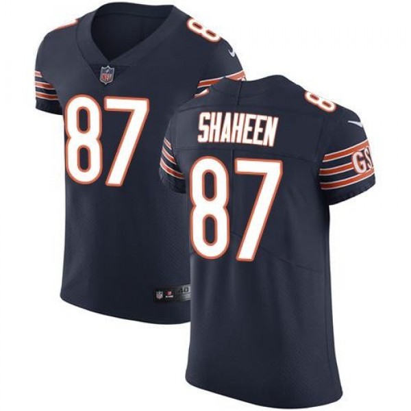 Nike Bears #87 Adam Shaheen Navy Blue Team Color Men's Stitched NFL Vapor Untouchable Elite Jersey