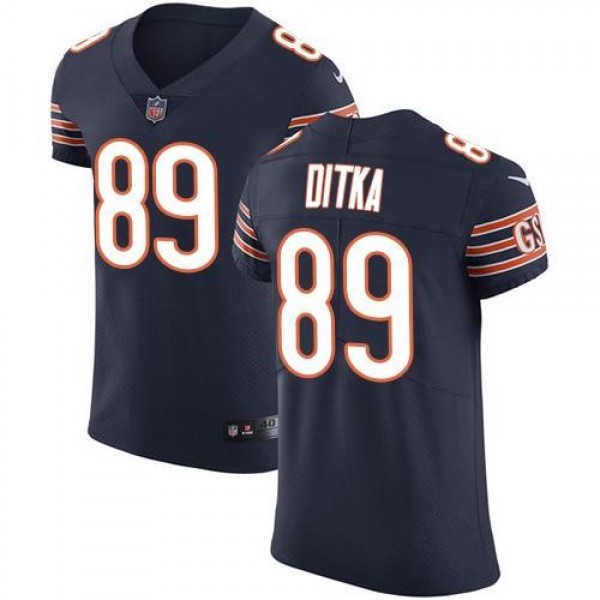 Nike Bears #89 Mike Ditka Navy Blue Team Color Men's Stitched NFL Vapor Untouchable Elite Jersey
