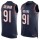 Nike Bears #91 Eddie Goldman Navy Blue Team Color Men's Stitched NFL Limited Tank Top Jersey